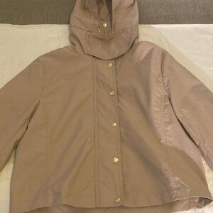 Women's Akris punto khaki Hooded Jacket